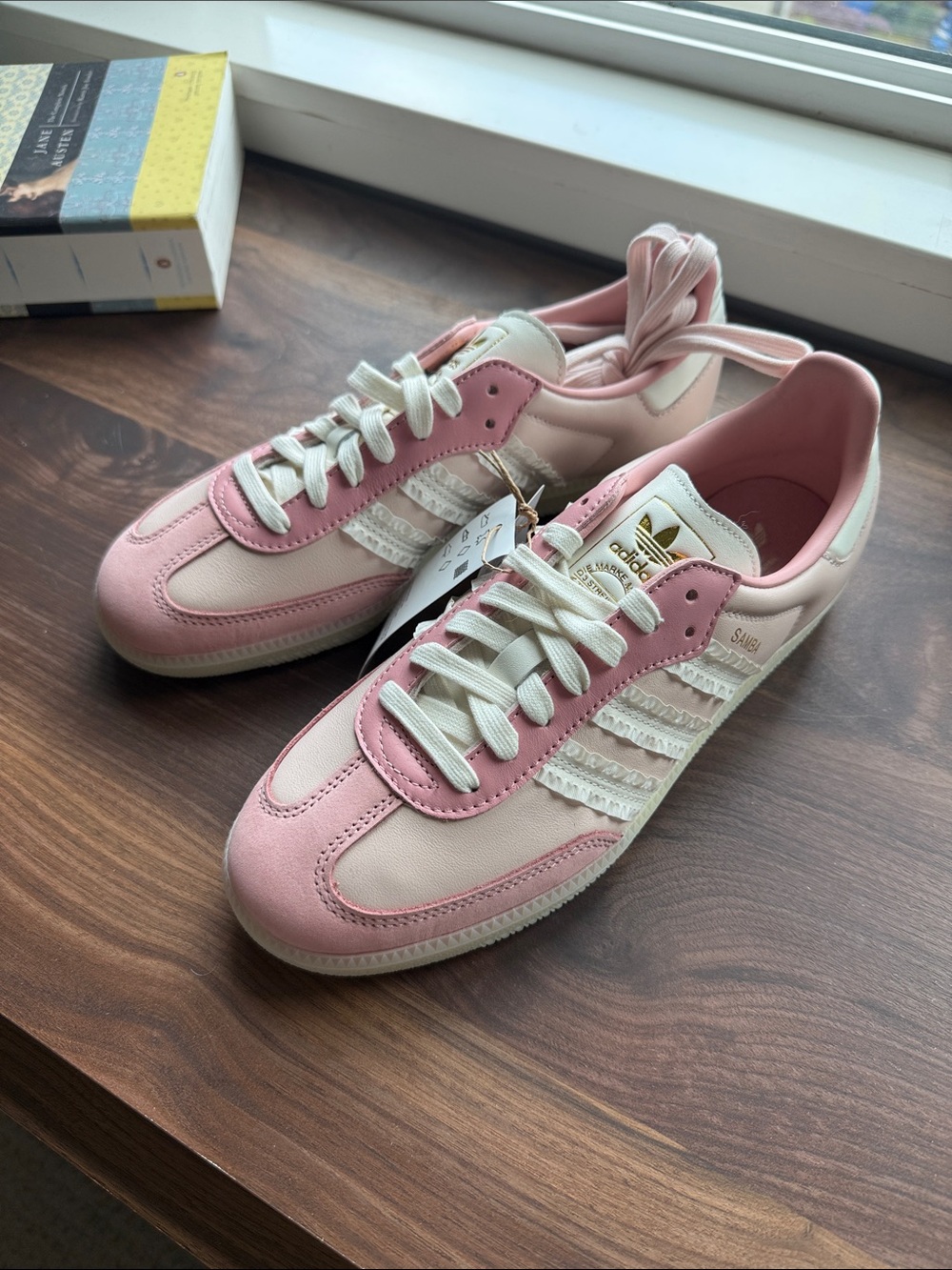 adidas Women’s Samba Retro Sneaker in Wonder Quartz
